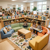 Preschool Reading Corner Seating | Classroom Library Furniture