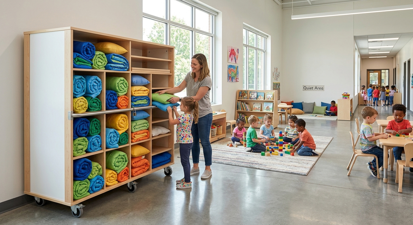 daycare bedding storage.jpg