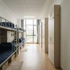 K-12 Student Dormitory Wardrobes Wood Storage Cabinets