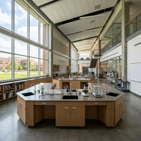 Central Science Lab Island for Education