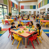 Stain Resistant Kindergarten Table for Preschool Dining Spaces