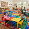 Modular Early Childhood Activity Table Set for Preschool Dining