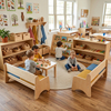 Montessori Daycare Play Corner Seating - Flexible Kid Benches