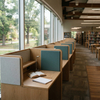 K12 Library Study Carrels Modular Single Desks Acoustic Dividers for School Libraries