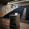 Lecture Hall Podium Ergonomic Stand-Up Design for Higher Education
