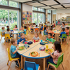 Modular Early Childhood Activity Table Set for Preschool Dining