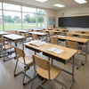 Double Student Desk for Classroom Furniture | Ergonomic & Durable School Desks
